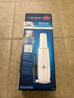 Bissell TurboSlim Cordless Hand Vacuum - White